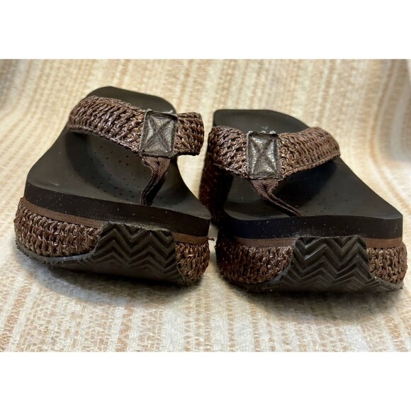 Volatile Island Women Size 8 Wedge Braided Textile Sandal Platform Vacation - Picture 4 of 8